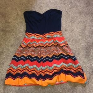 Strapless sundress